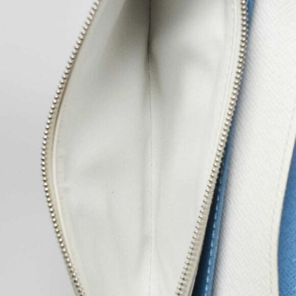 Louis Vuitton Blue/White Epi Leather Emilie NM Wallet - Picture 8 of 9